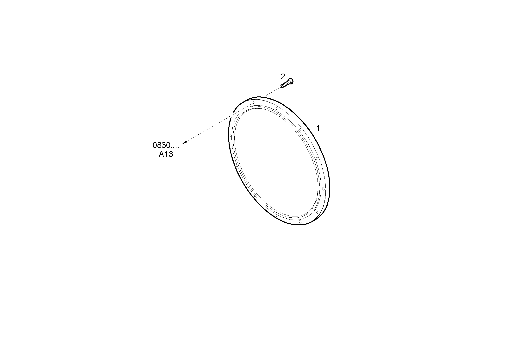 Iveco/FPT FLYWHEEL ARRANGED FOR TRANSMISSION