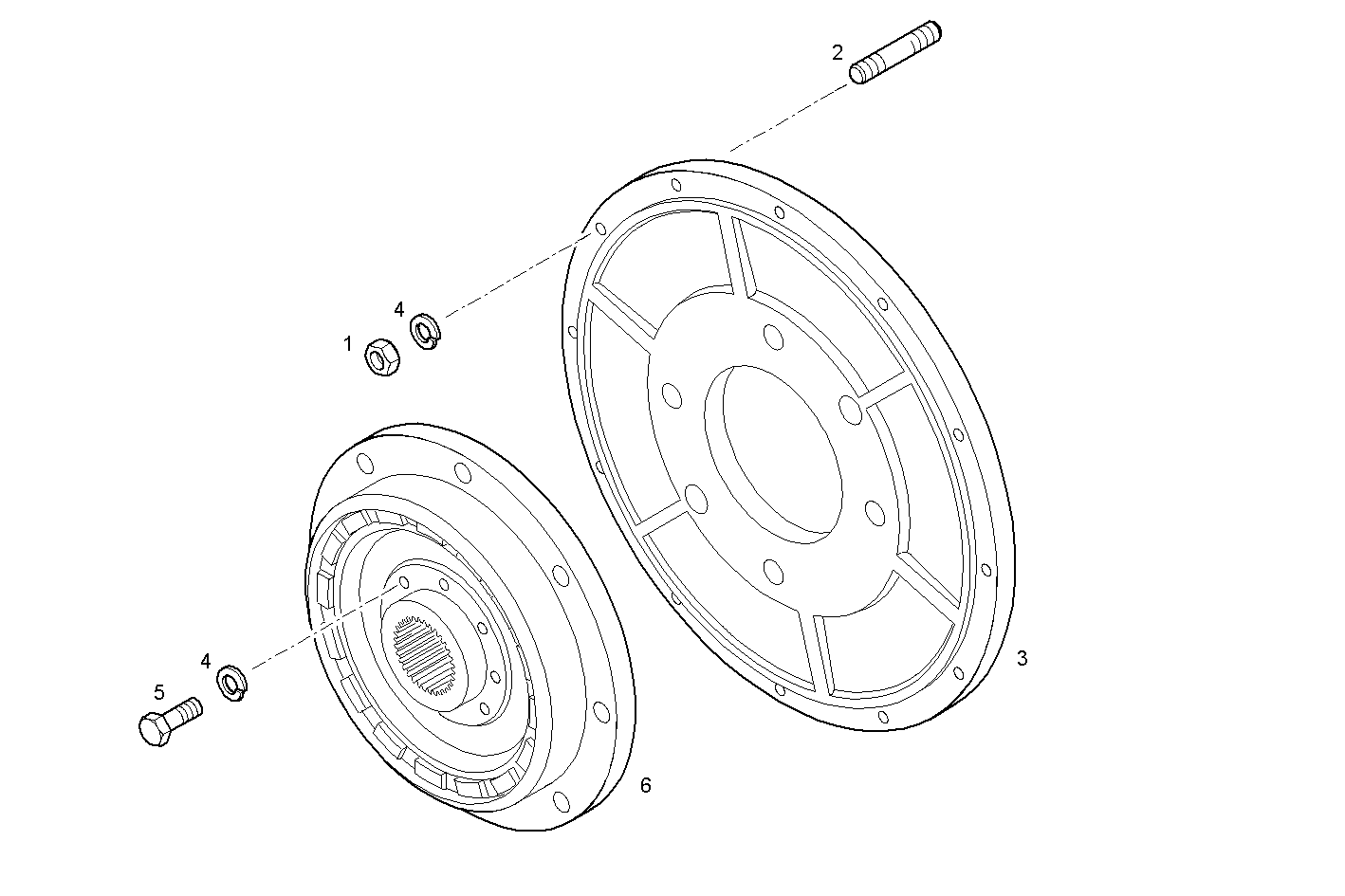 Iveco/FPT FLYWHEEL ARRANGED FOR TRANSMISSION