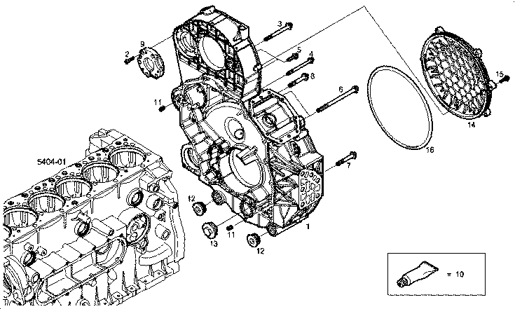 Iveco/FPT REAR CRANKCASE COVER