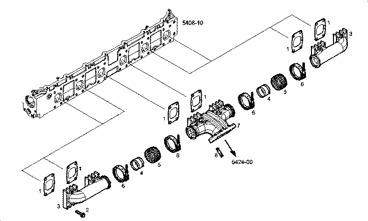 Iveco/FPT EXAUST MANIFOLD