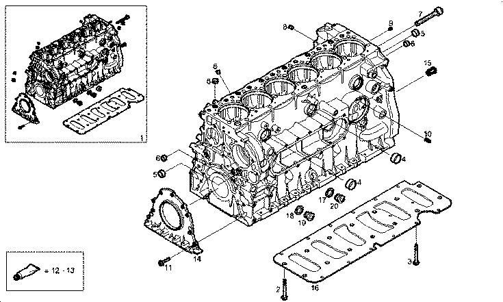 Iveco/FPT ENGINE BLOCK ASSY