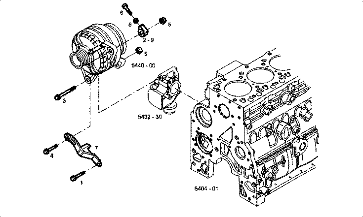 Iveco/FPT FIXING ALTERNATOR