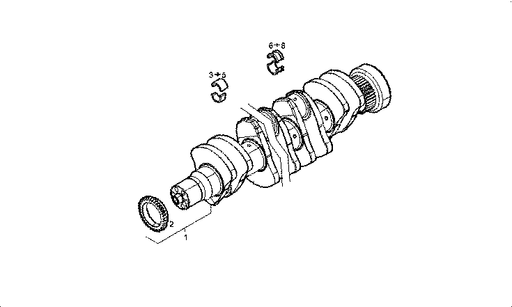 Iveco/FPT CRANK SHAFT ASSEMBLY