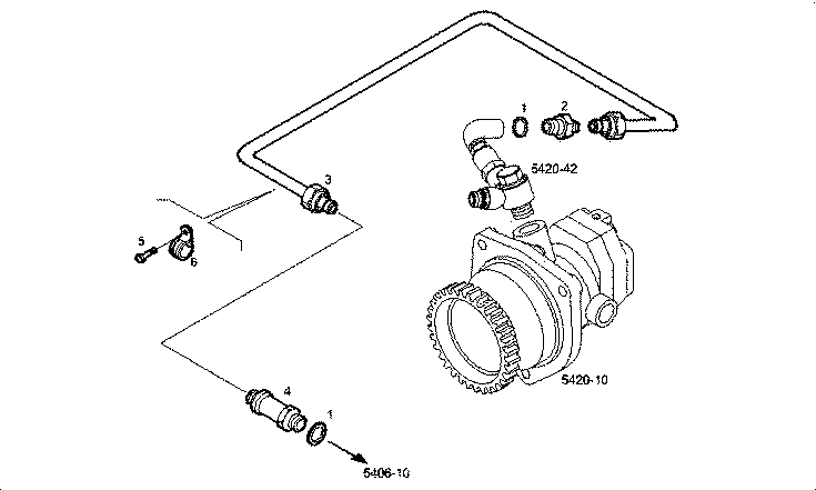 Iveco/FPT FUEL RETURN PIPE TO PUMP