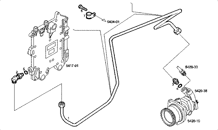 Iveco/FPT PIPE TO FUEL SUPPLY PUMP