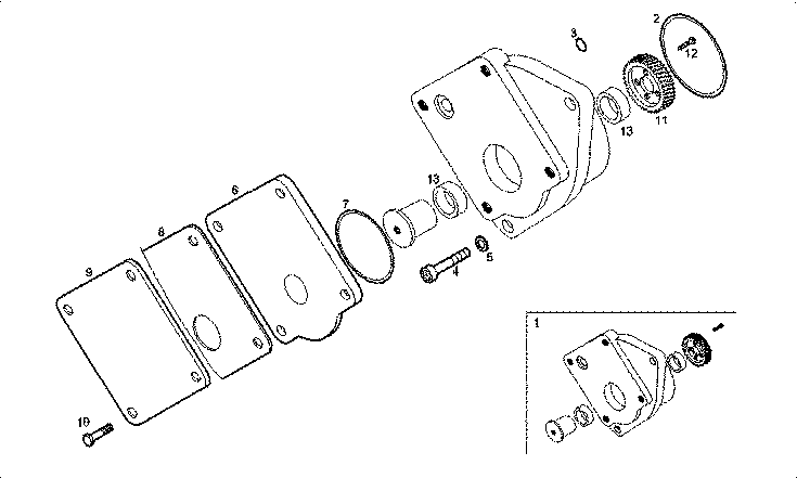 Iveco/FPT ASSEMBLY DRIVE - OPTION A09280503 PTO ARRANGEMENT