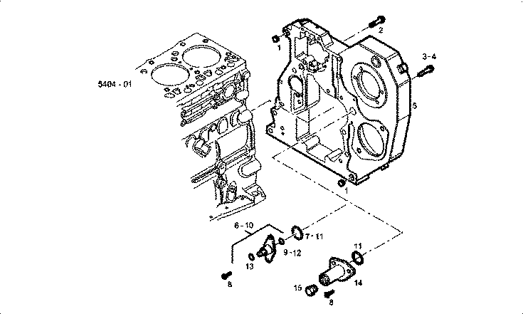 Iveco/FPT REAR CRANKCASE COVER