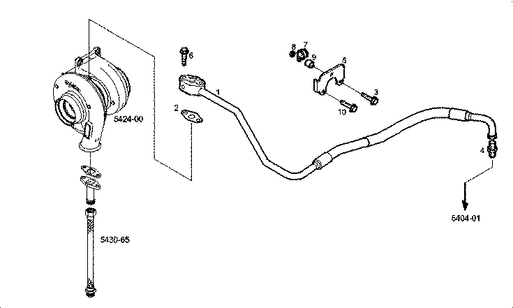 Iveco/FPT OIL DELIVERY LINE