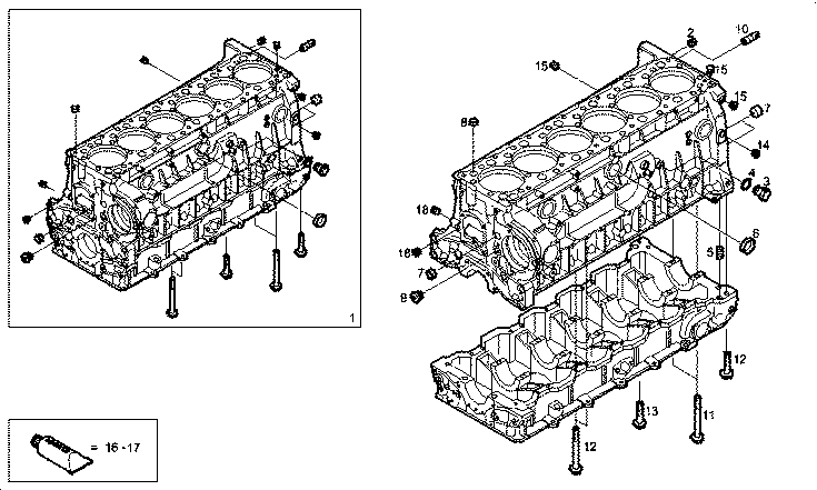 Iveco/FPT ENGINE BLOCK ASSY