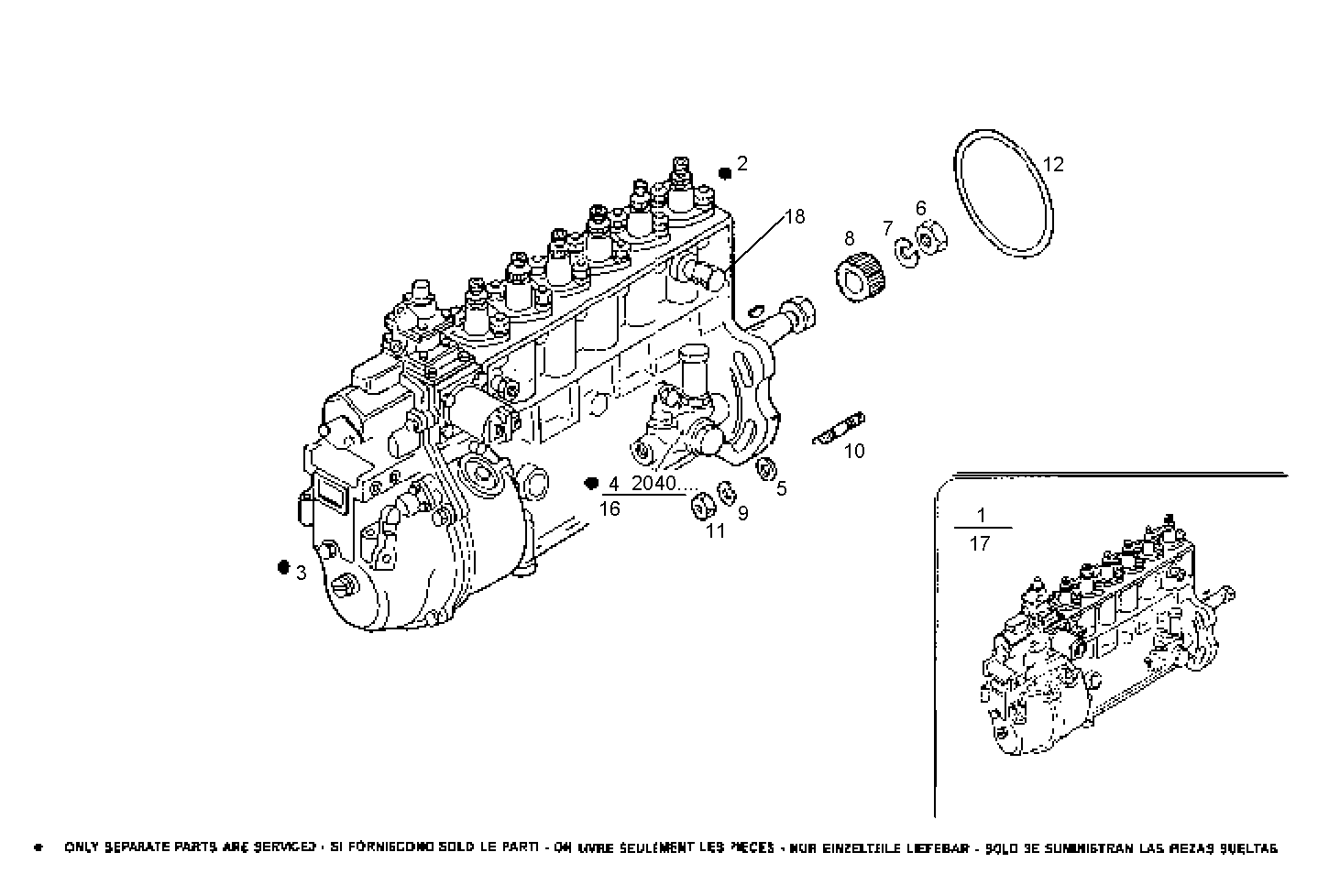 Iveco/FPT INJECTION PUMP ASSY