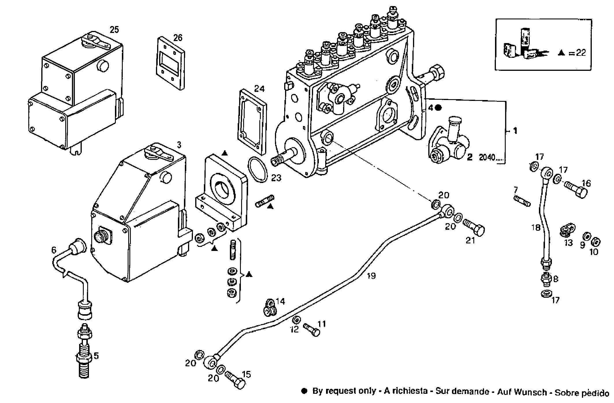 Iveco/FPT INJECTION PUMP ASSY