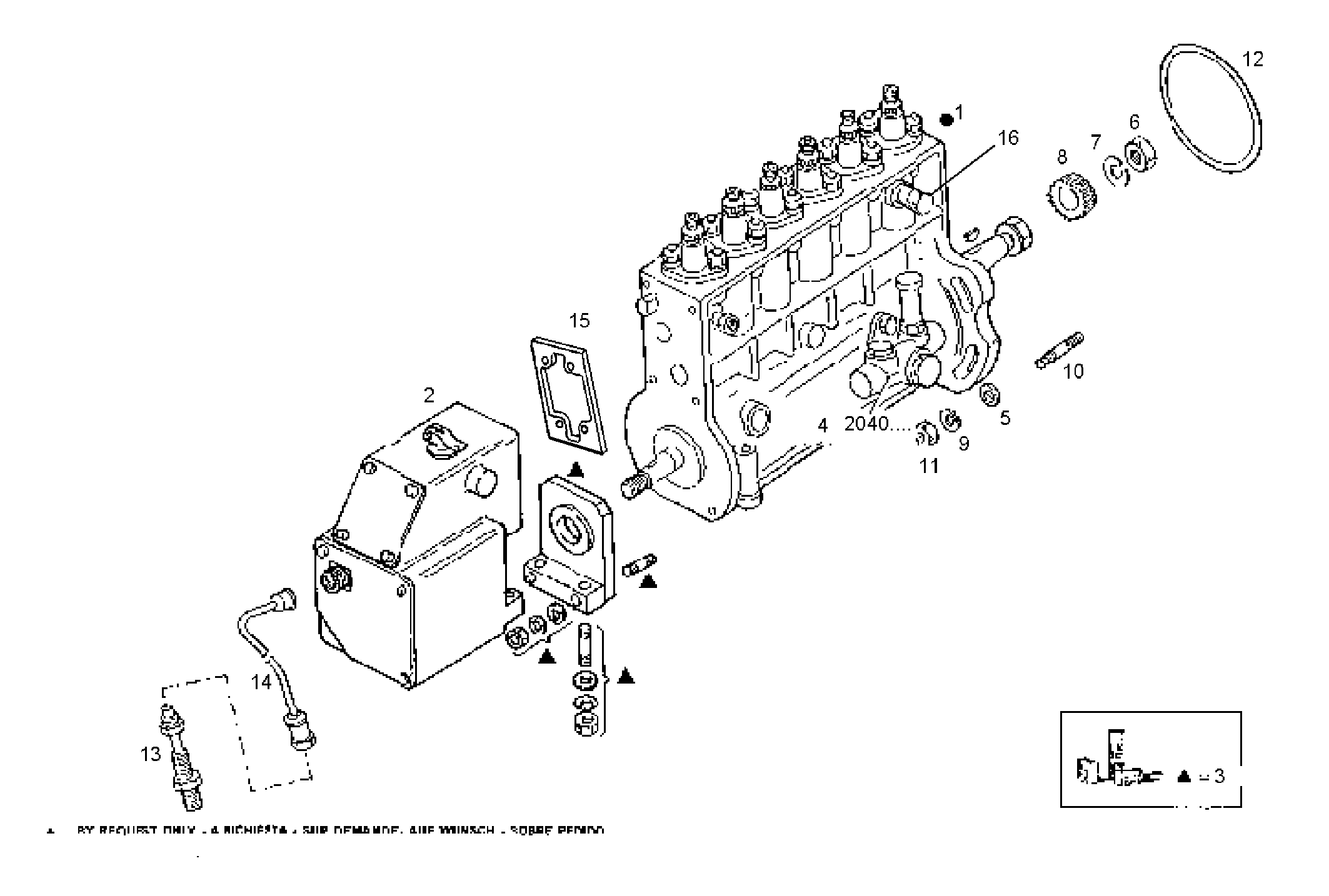 Iveco/FPT INJECTION PUMP ASSY