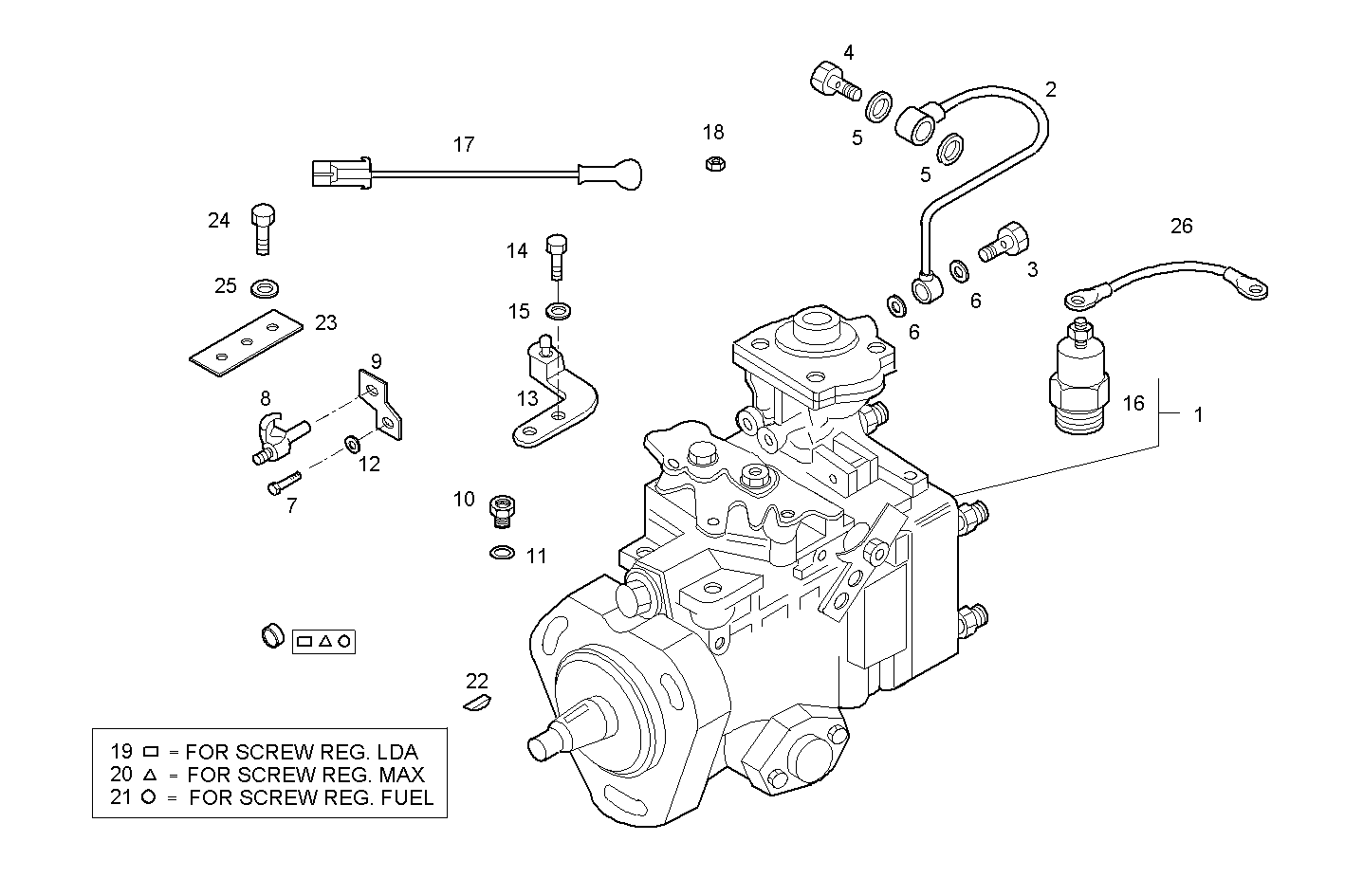 Iveco/FPT INJECTION PUMP ASSY