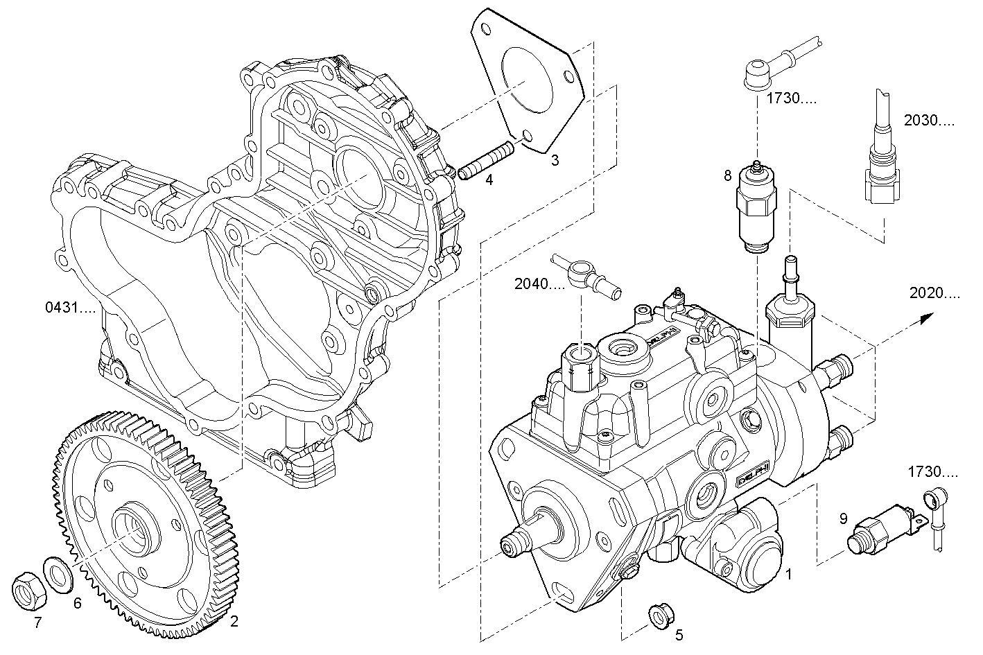 Iveco/FPT INJECTION PUMP ASSY