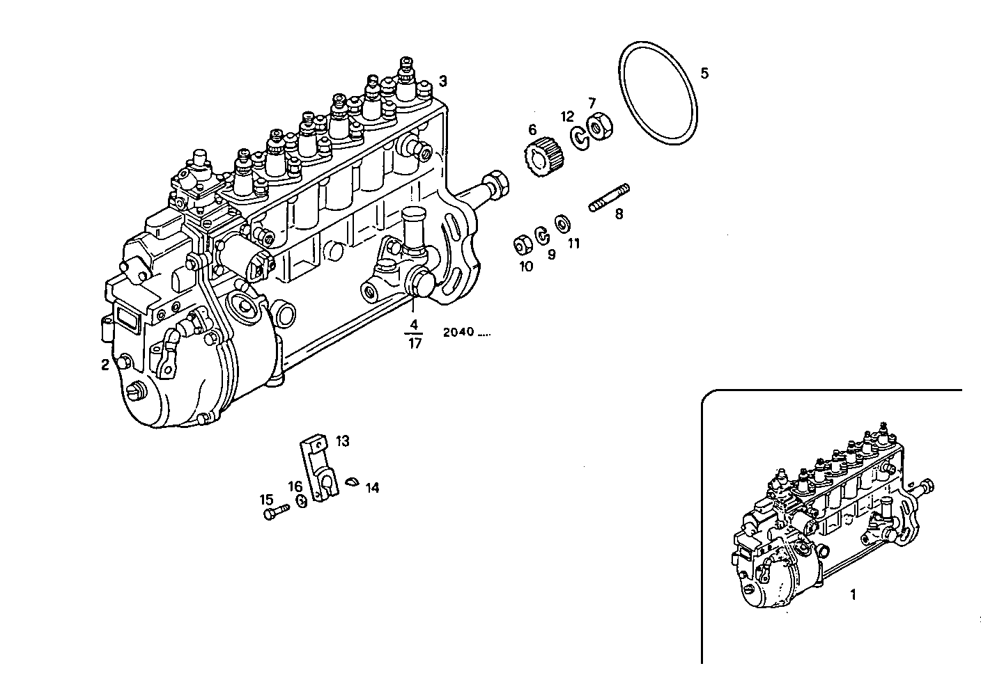 Iveco/FPT INJECTION PUMP ASSY