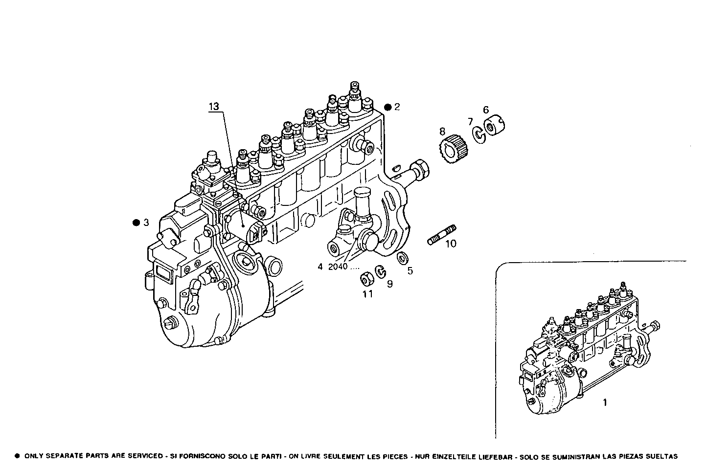 Iveco/FPT INJECTION PUMP ASSY