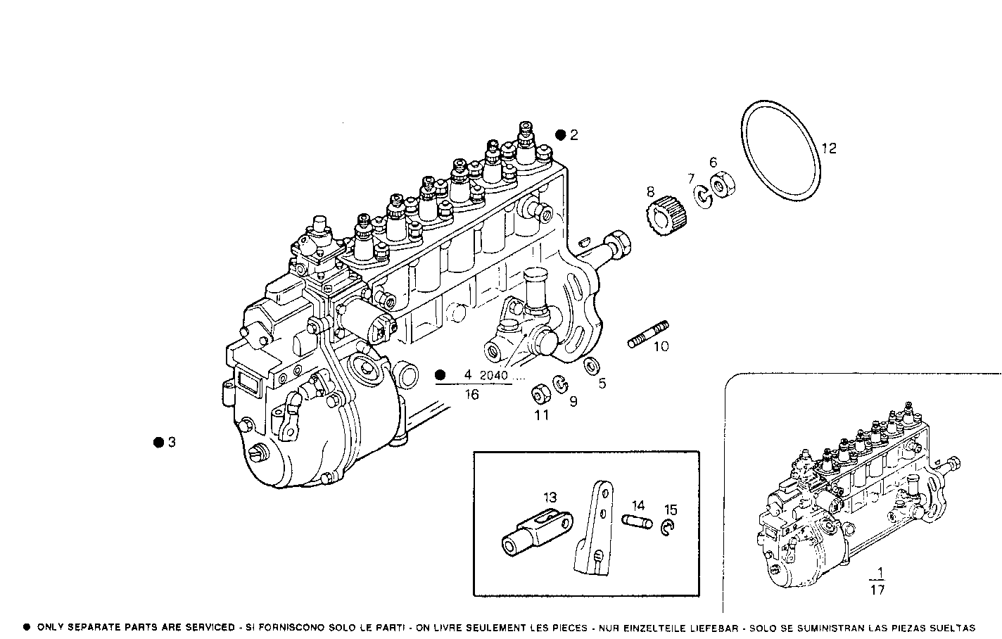 Iveco/FPT INJECTION PUMP ASSY