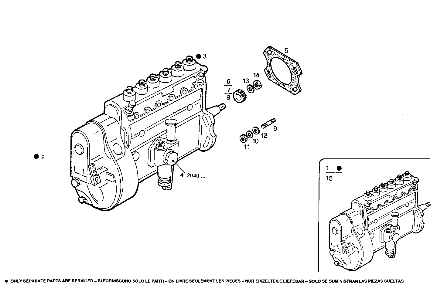 Iveco/FPT INJECTION PUMP ASSY