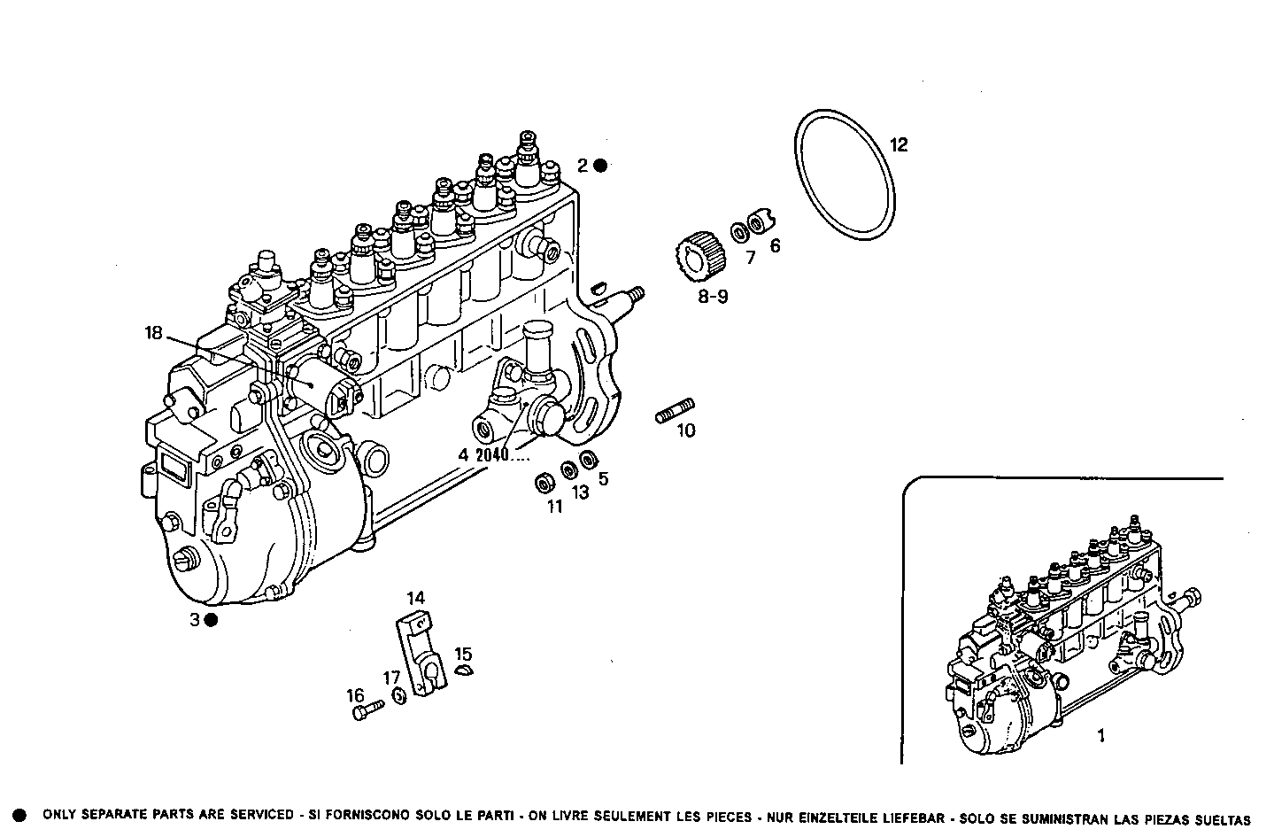 Iveco/FPT INJECTION PUMP ASSY