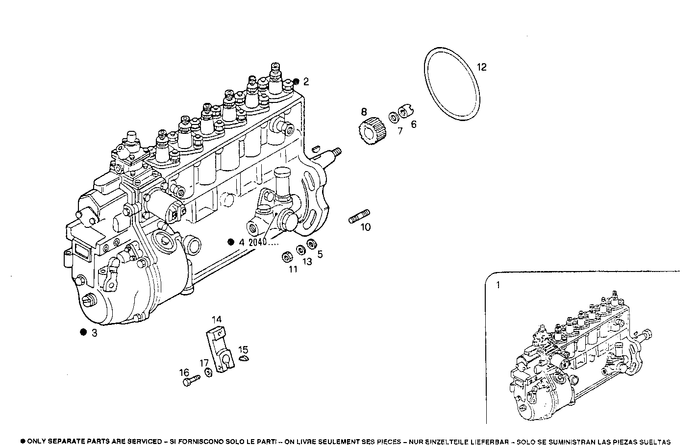 Iveco/FPT INJECTION PUMP ASSY