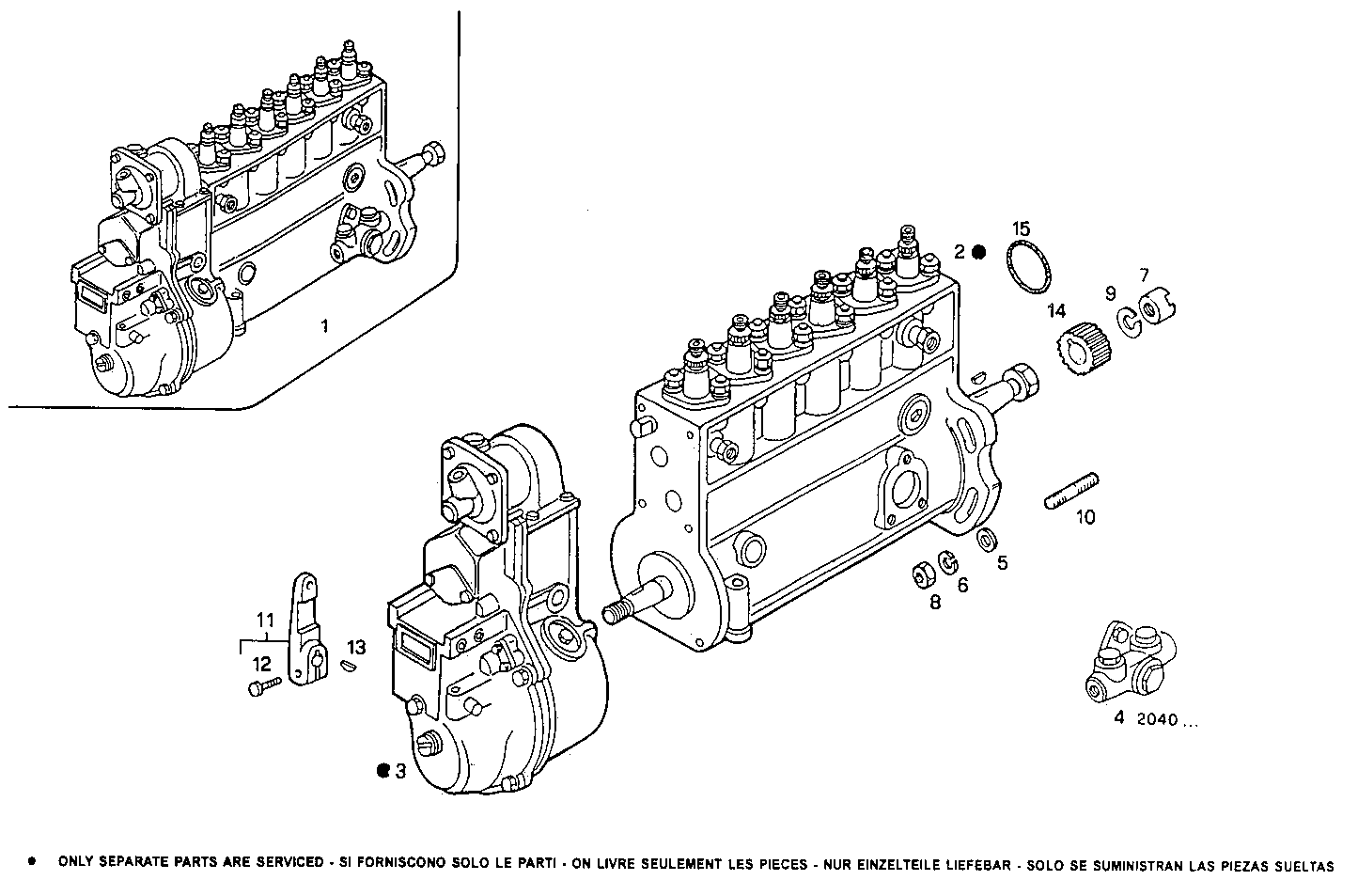 Iveco/FPT INJECTION PUMP ASSY