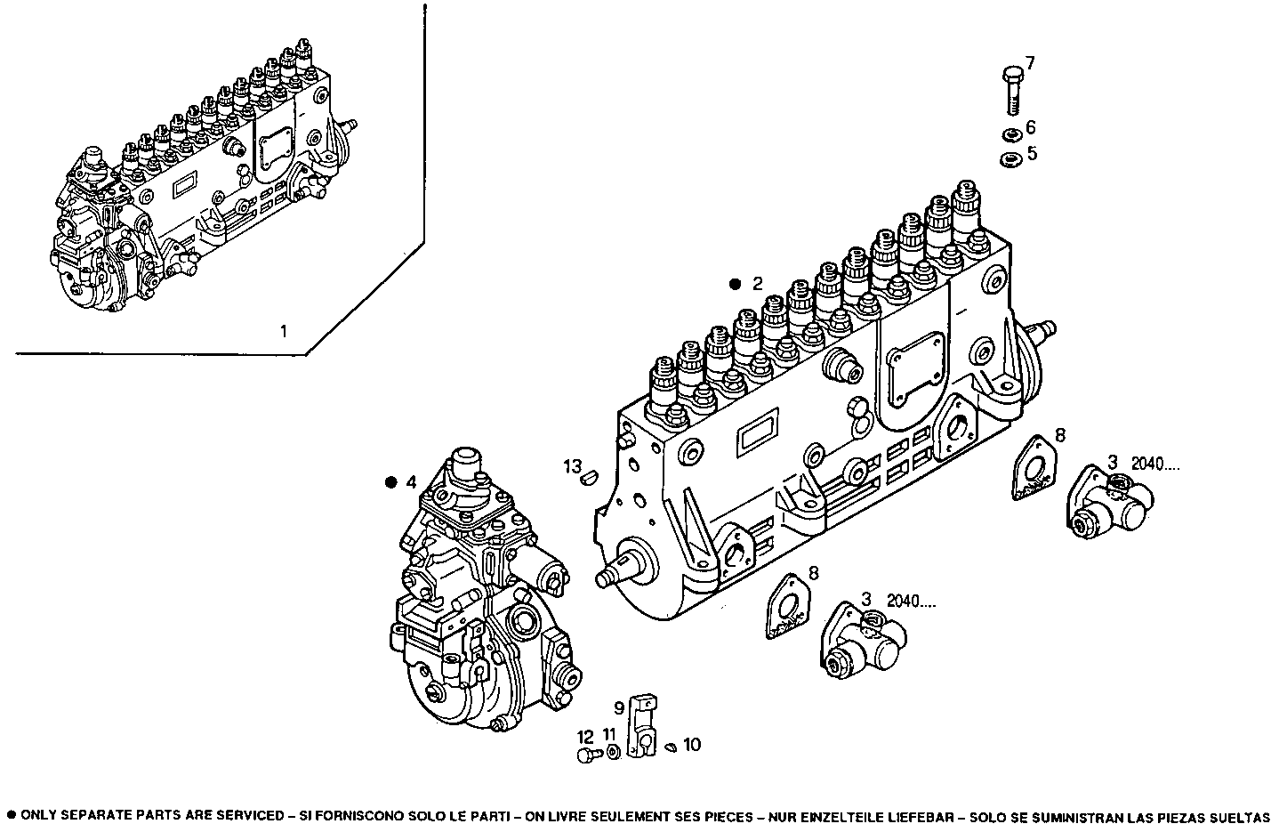 Iveco/FPT INJECTION PUMP ASSY