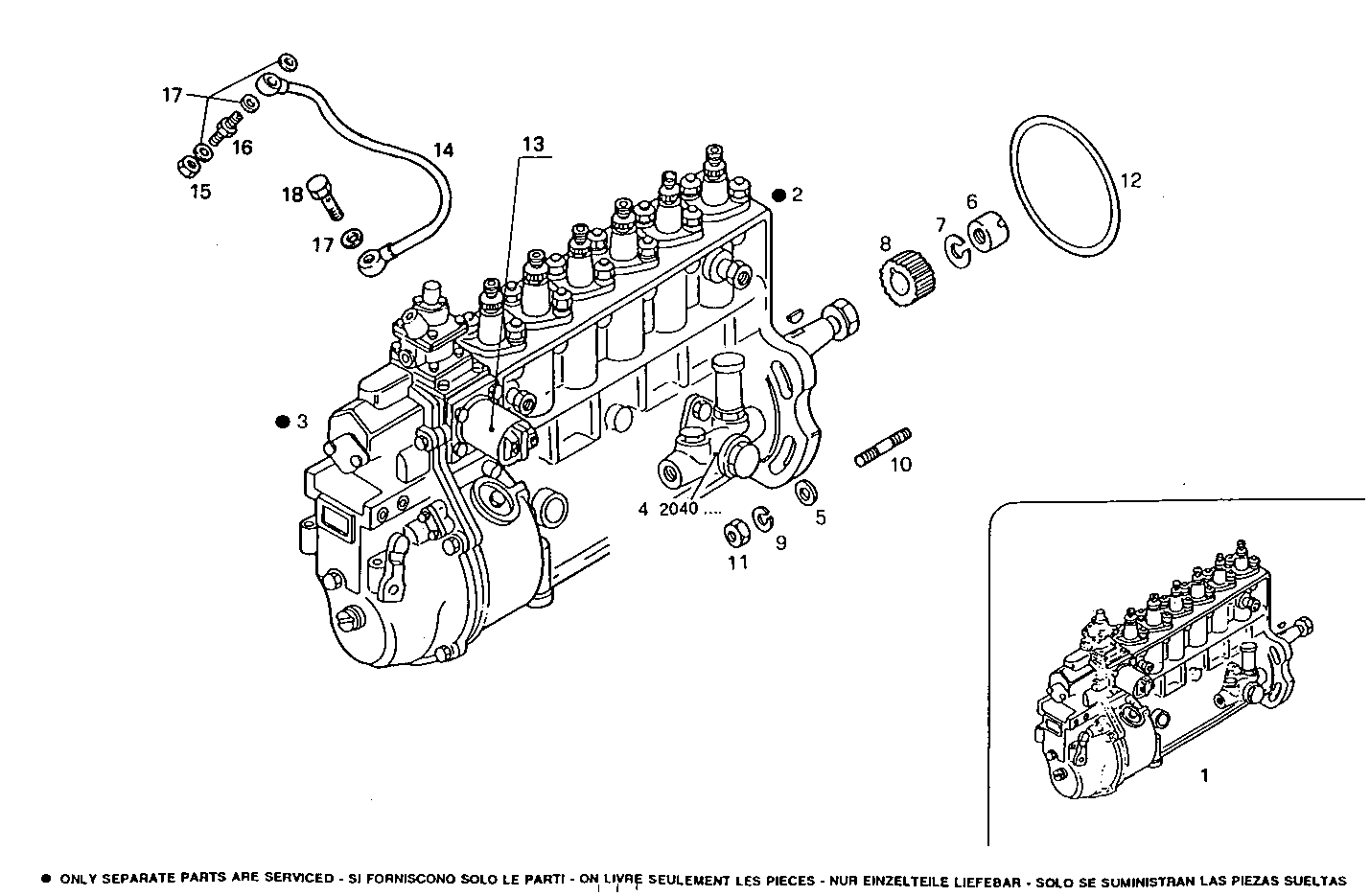 Iveco/FPT INJECTION PUMP ASSY