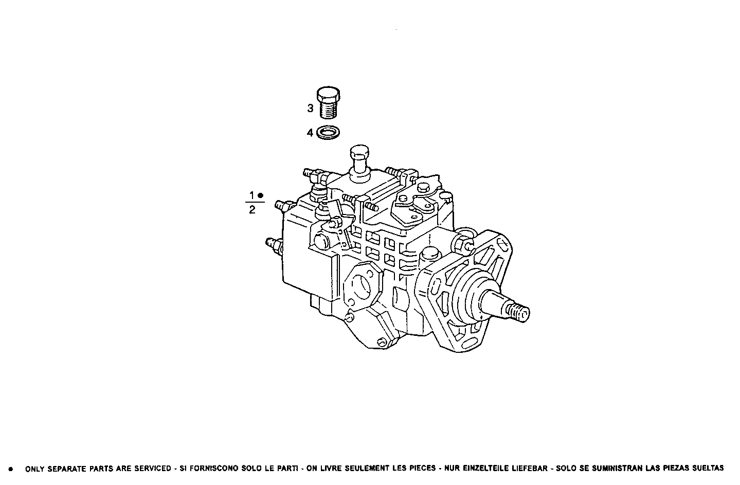 Iveco/FPT INJECTION PUMP ASSY