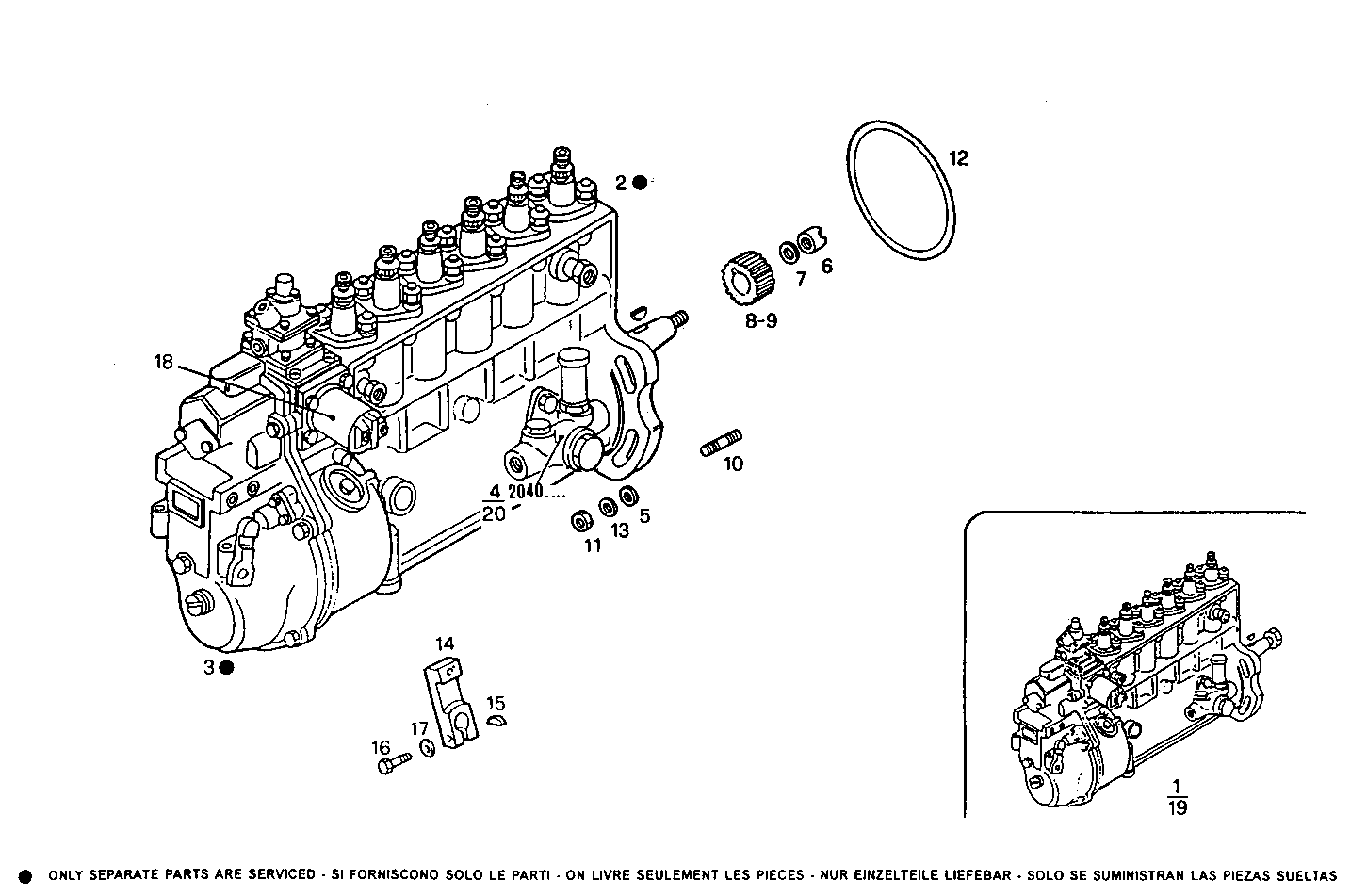 Iveco/FPT INJECTION PUMP ASSY