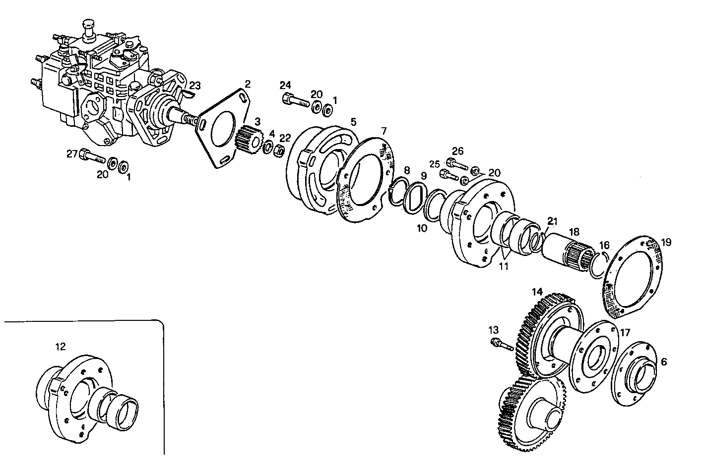 Iveco/FPT INJECTION PUMP DRIVE