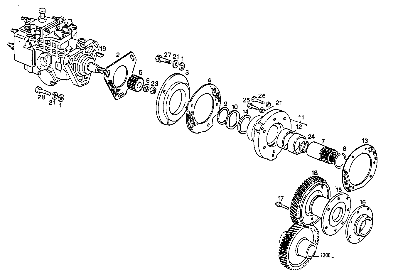 Iveco/FPT INJECTION PUMP DRIVE