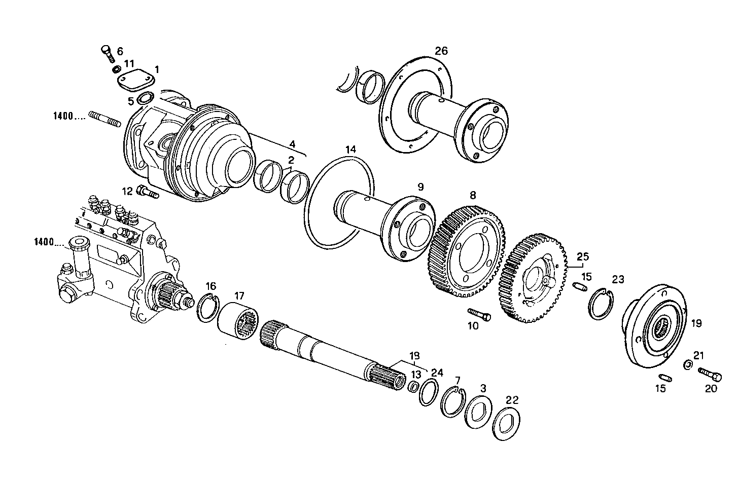 Iveco/FPT INJECTION PUMP DRIVE