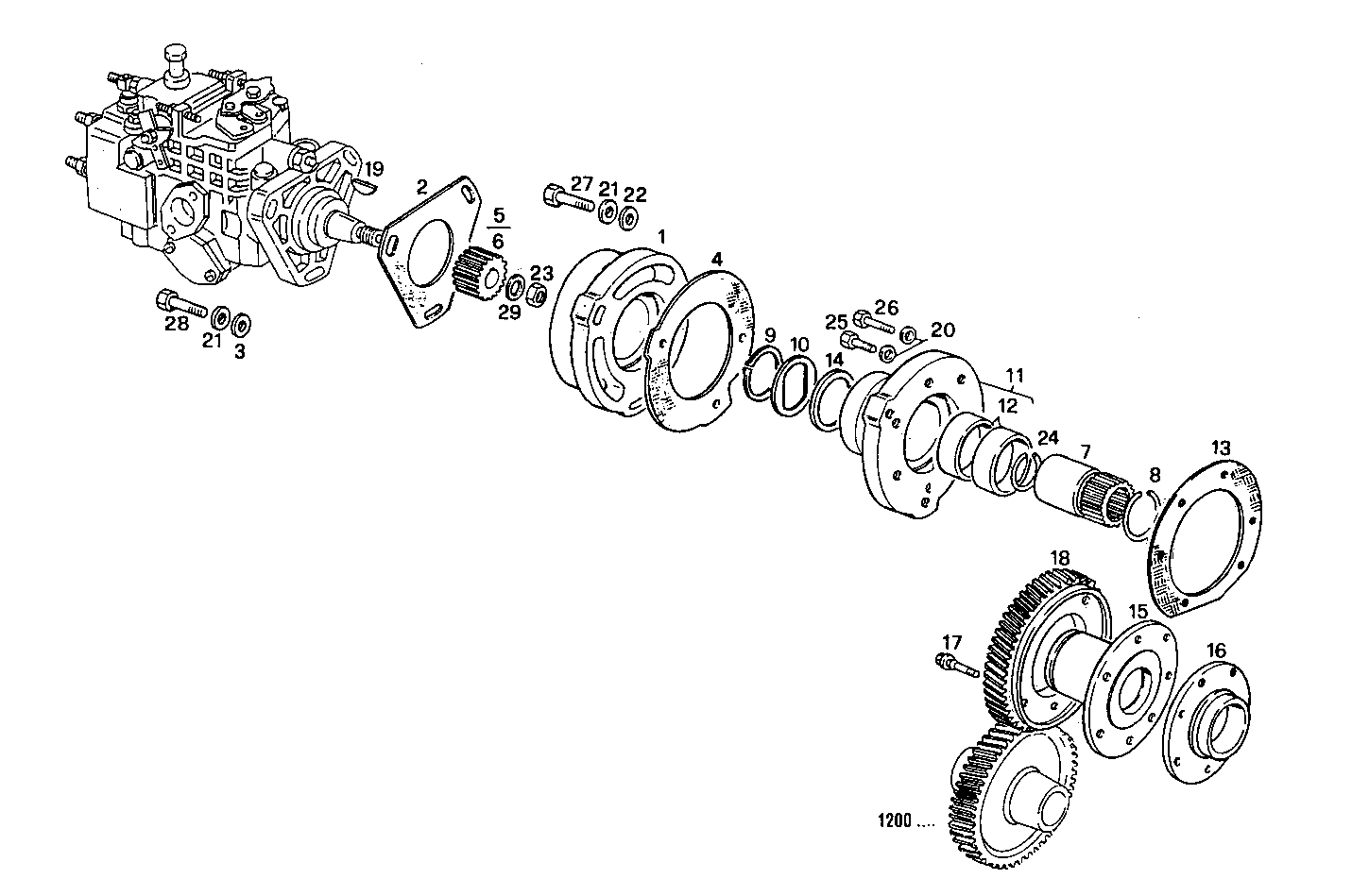 Iveco/FPT INJECTION PUMP DRIVE