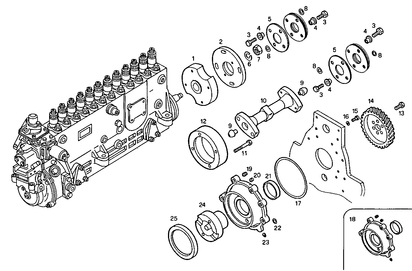 Iveco/FPT INJECTION PUMP DRIVE