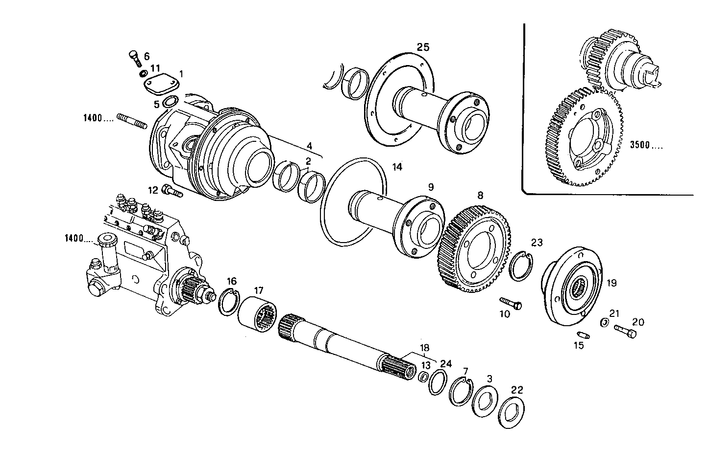 Iveco/FPT INJECTION PUMP DRIVE