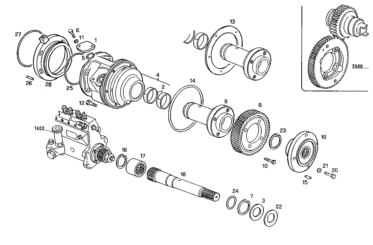 Iveco/FPT INJECTION PUMP DRIVE