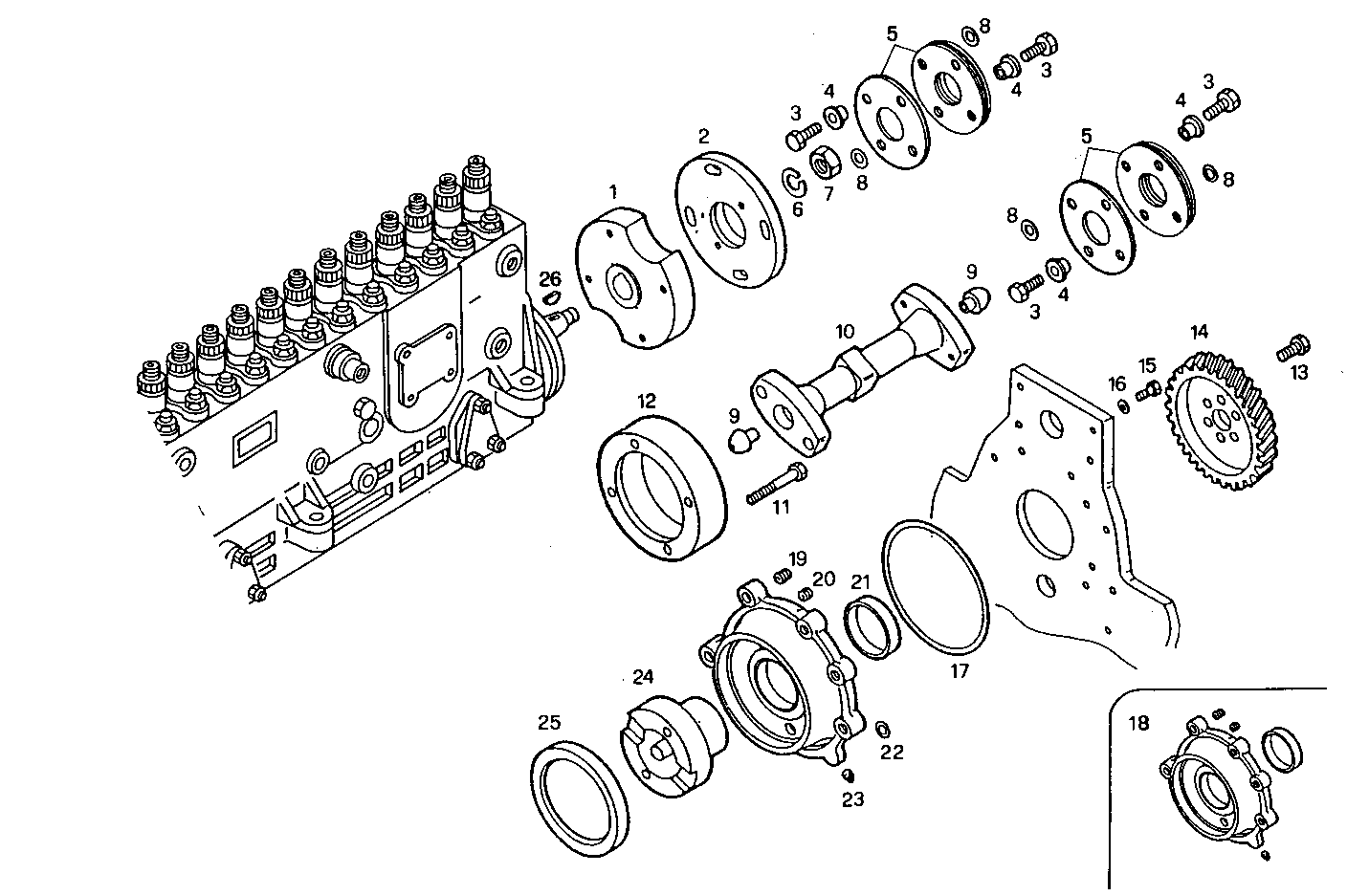 Iveco/FPT INJECTION PUMP DRIVE