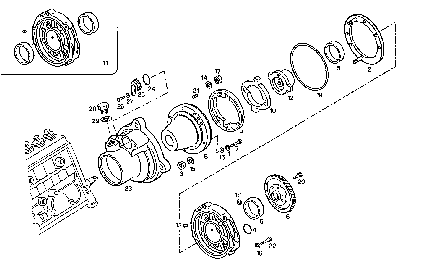 Iveco/FPT INJECTION PUMP DRIVE