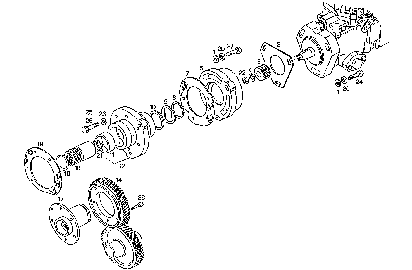 Iveco/FPT INJECTION PUMP DRIVE