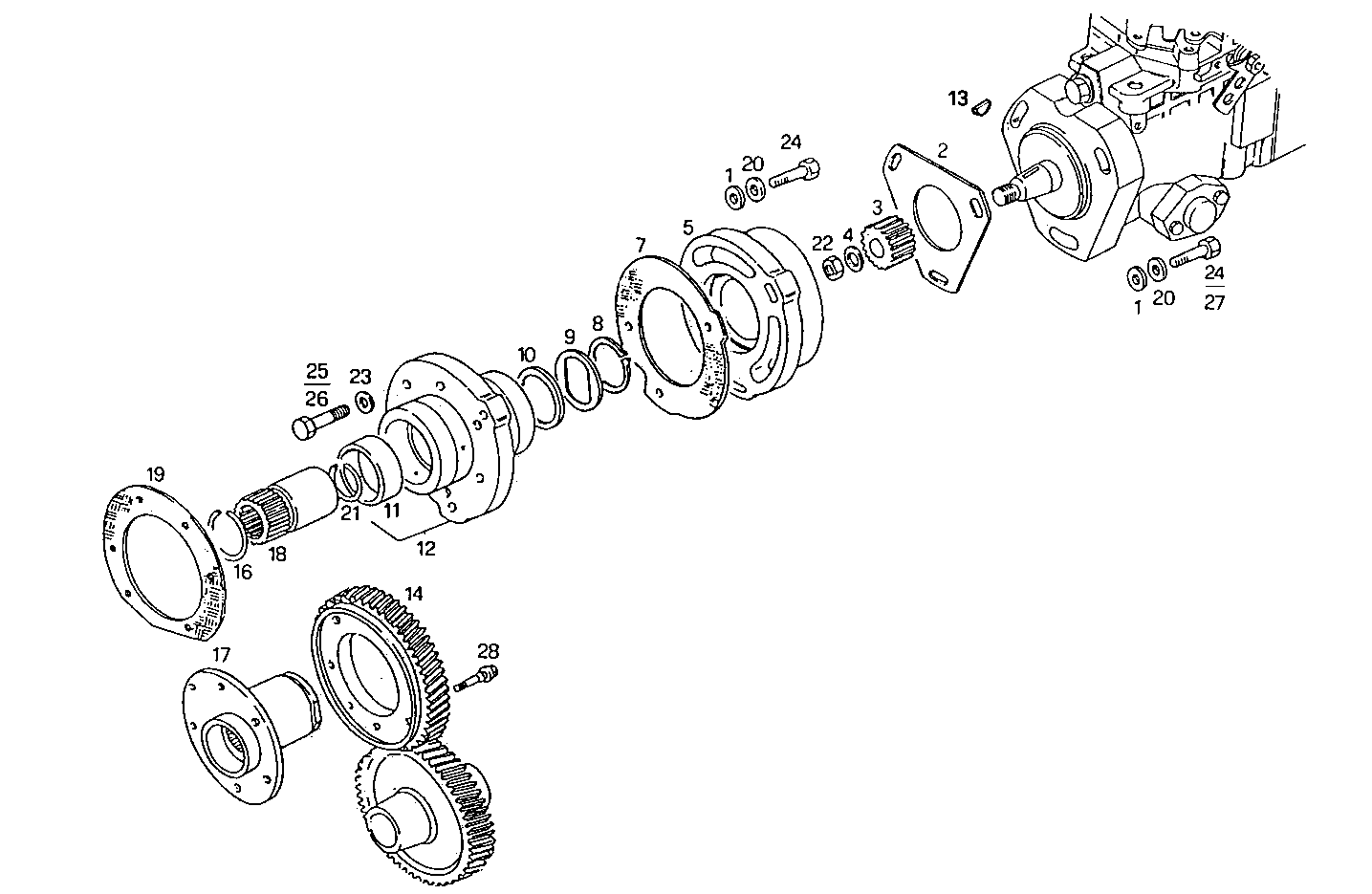 Iveco/FPT INJECTION PUMP DRIVE