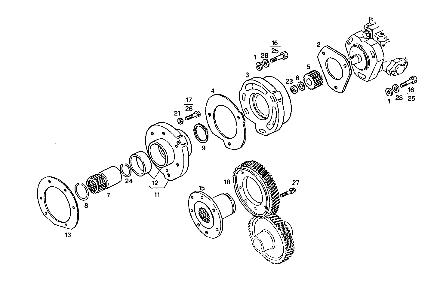 Iveco/FPT INJECTION PUMP DRIVE