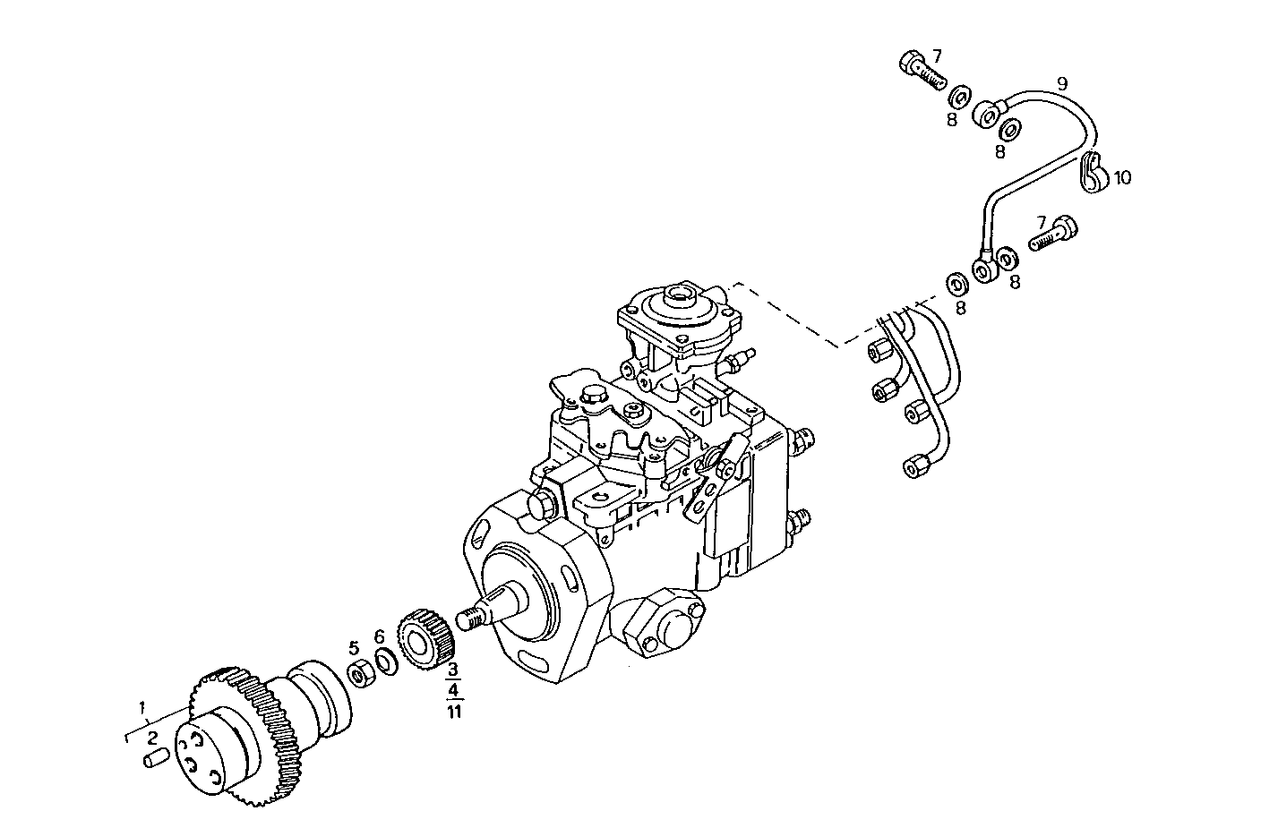 Iveco/FPT INJECTION PUMP DRIVE