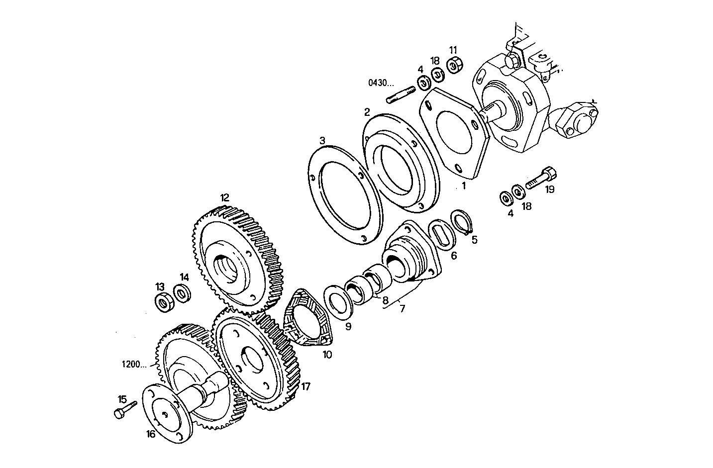 Iveco/FPT INJECTION PUMP DRIVE