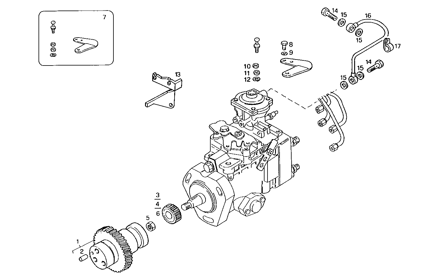 Iveco/FPT INJECTION PUMP DRIVE