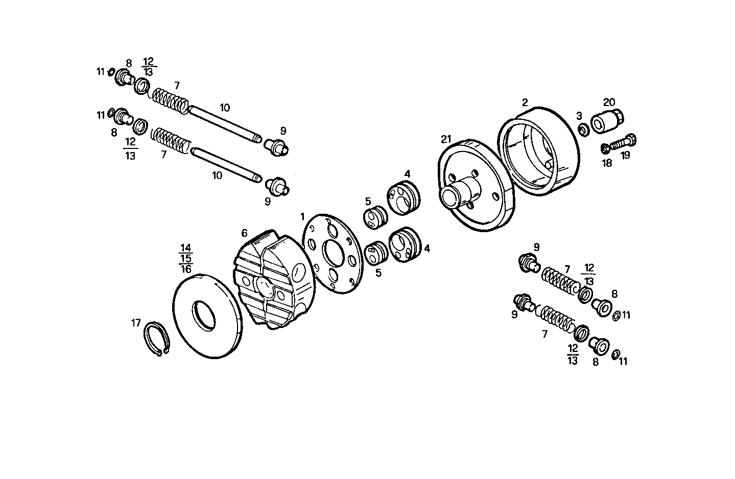 Iveco/FPT ADVANCE VARIATOR (COMPONENTS)