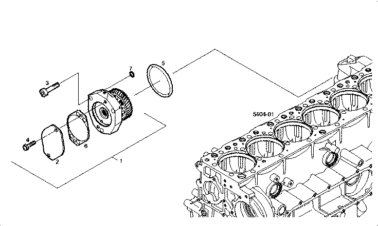 Iveco/FPT ASSEMBLY DRIVE - OPTION A09280516 PTO ARRANGEMENT