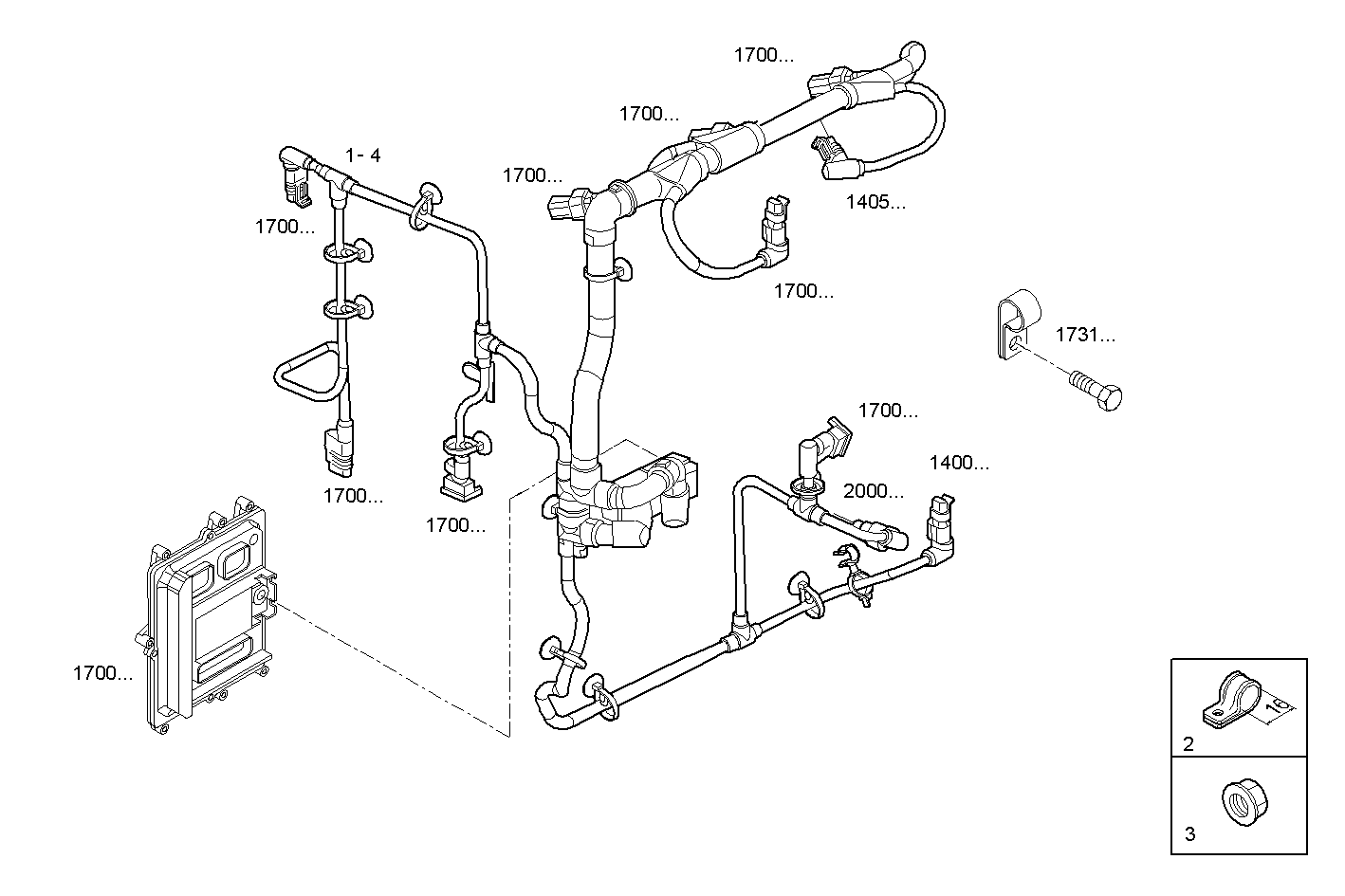 Iveco/FPT ENGINE CABLE