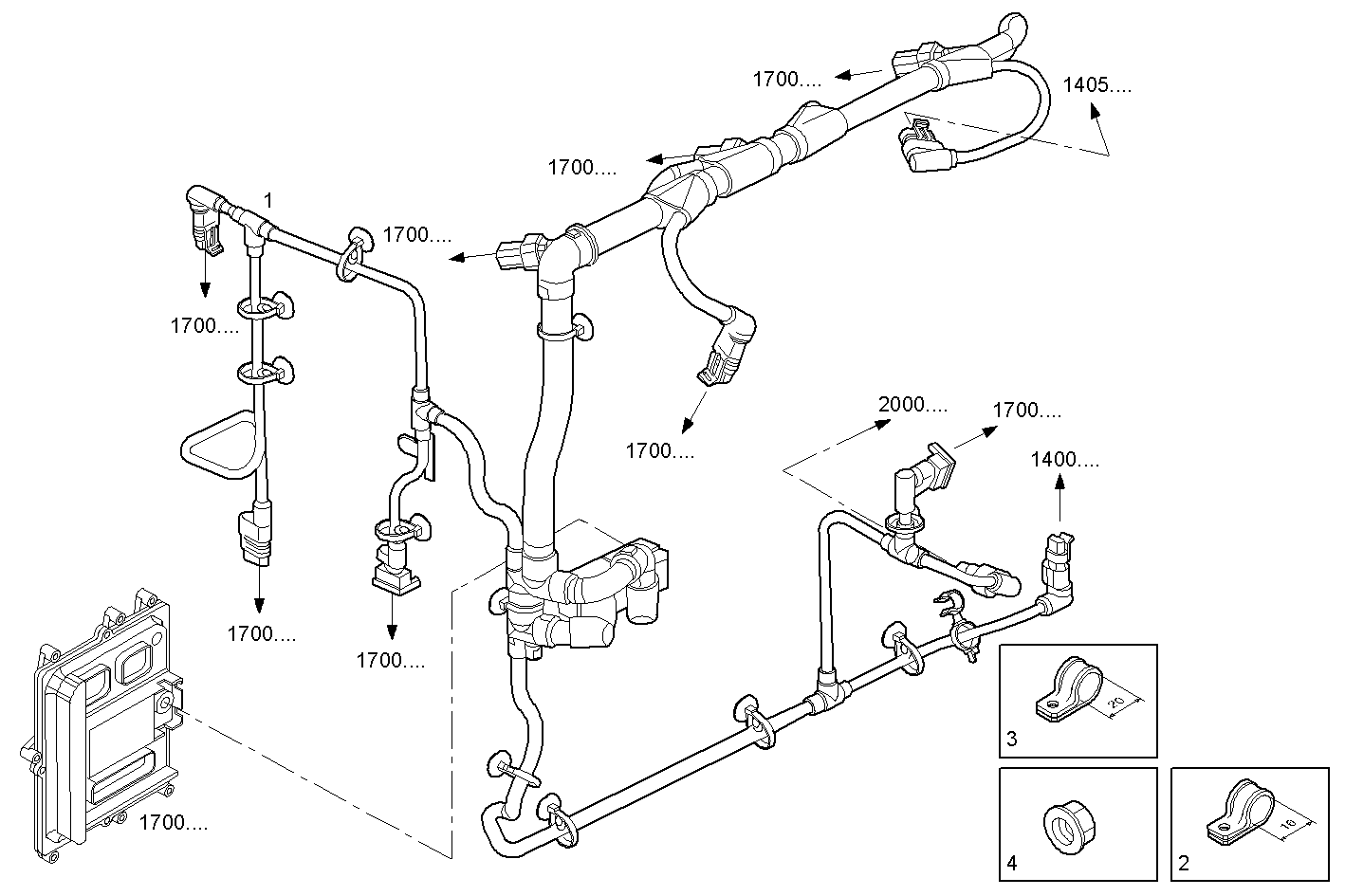 Iveco/FPT ENGINE CABLE