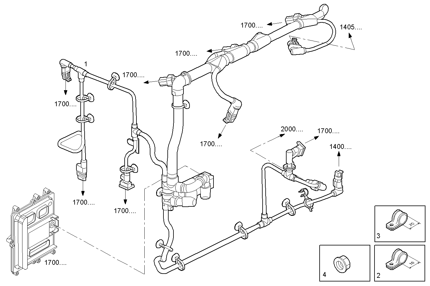 Iveco/FPT ENGINE CABLE