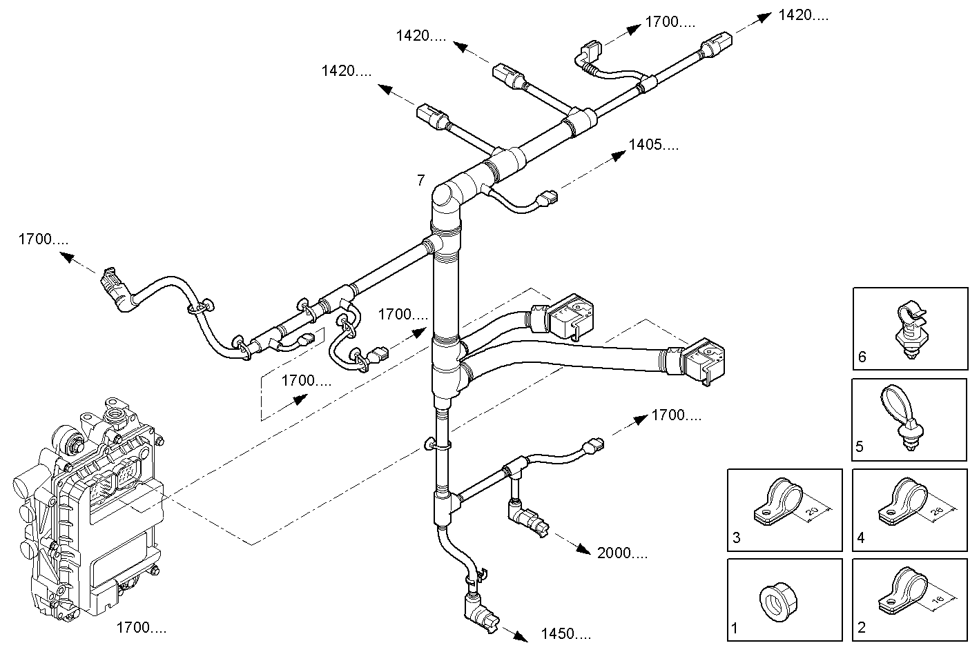 Iveco/FPT ENGINE CABLE